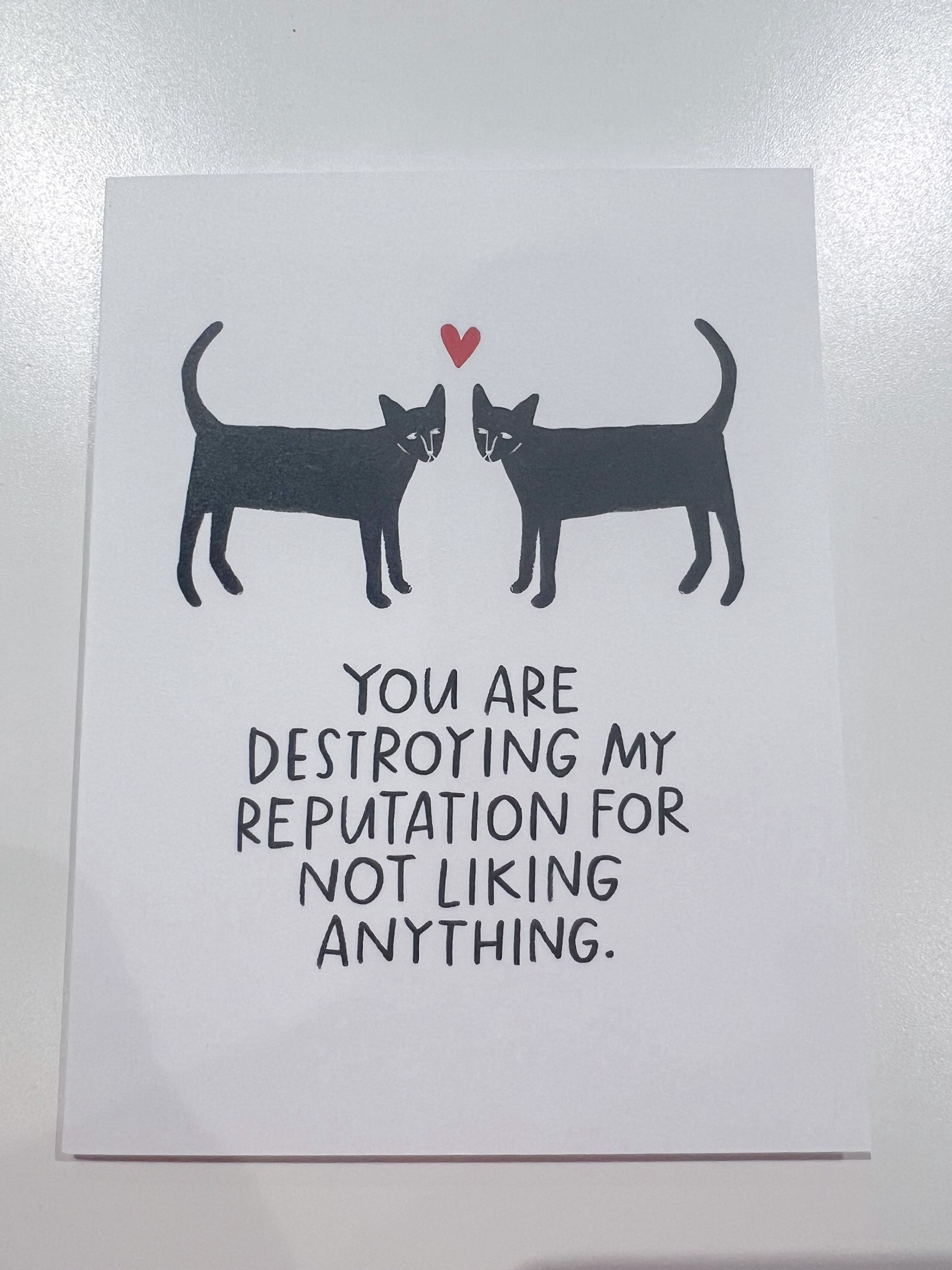 Just Because Card- My Reputation