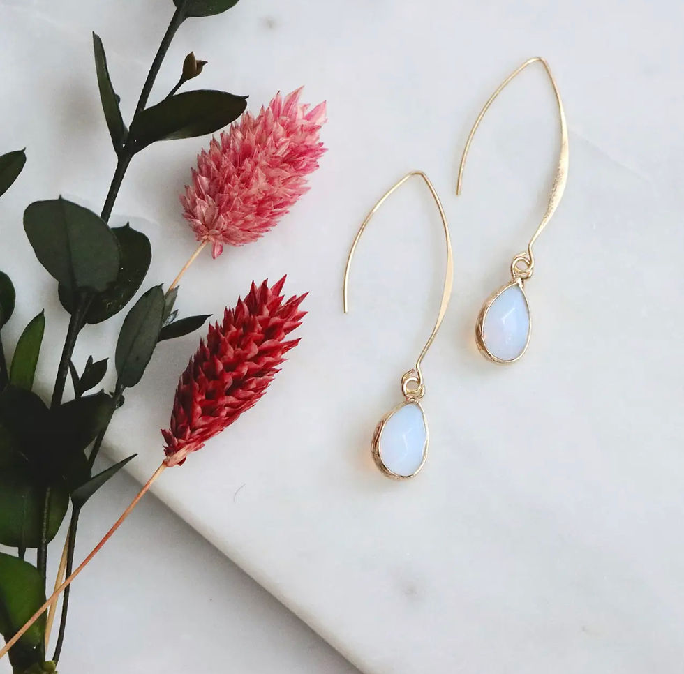 Mesa Blue Opalite Drop Earrings 