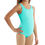Thumbnail: Girls Turquoise Basic Leotard