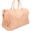 Thumbnail: Women’s Light Pink Faux Leather Weekender Travel Bag