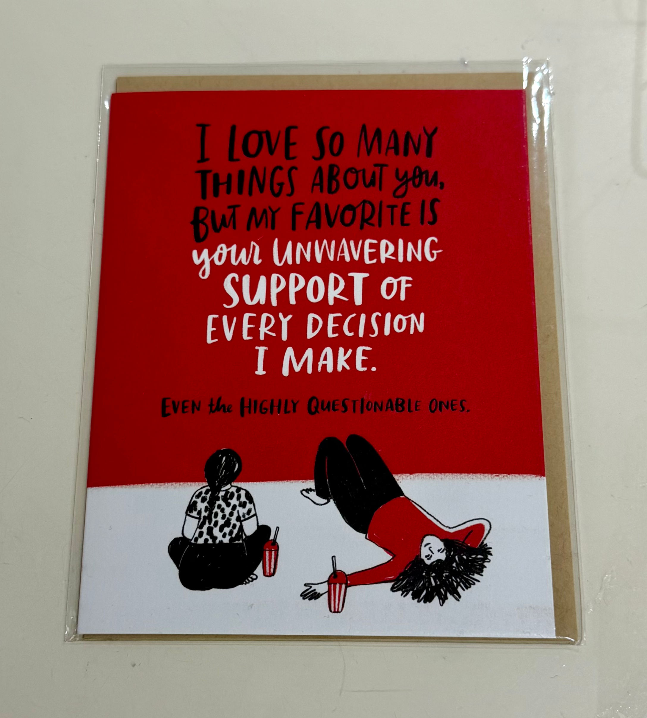 Unwavering Support Blank Card  