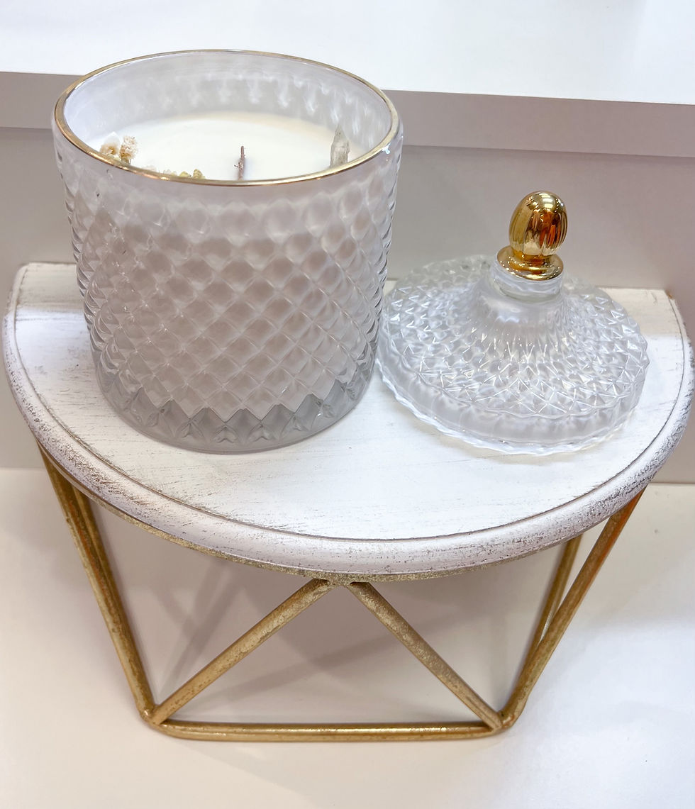 Thumbnail: Buttercup Floral White Jar Candle