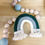 Thumbnail: Dark Green +Wood Rainbow Garland 