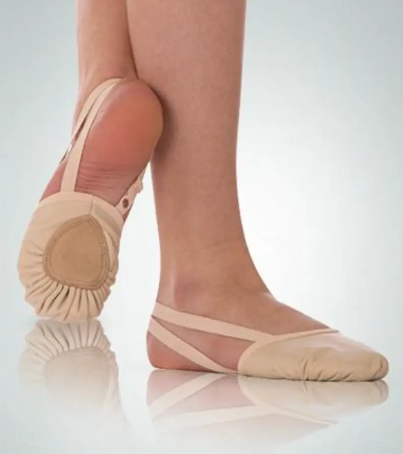 Tan Leather Half Sole Dance Shoes