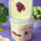 Bolo no Pote de Frutos Vermelhos