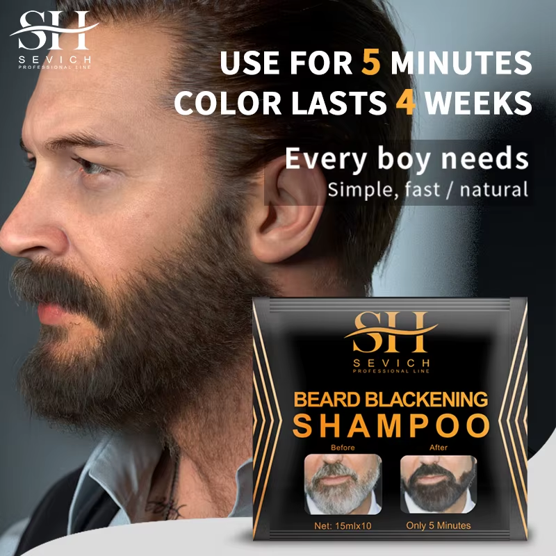 Thumbnail: Dye Black Beard Natural 15Ml Hair Color Blackening Long Lasting Dyeing Faster Bl