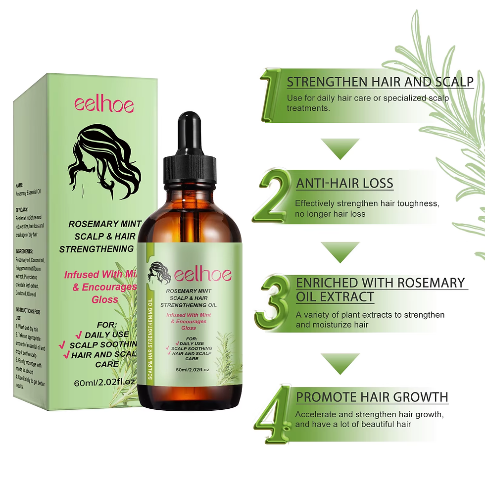 Thumbnail: Natural Rosemary Hair Growth Essential Oil Dandruff Treatment for Scalp Professi