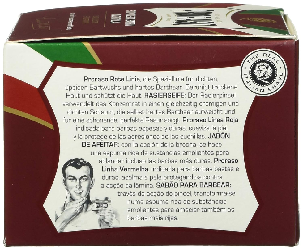 Thumbnail: Proraso Shaving Soap in a Bowl, Moisturizing and urishing, 5.2 Oz, 1 Count
