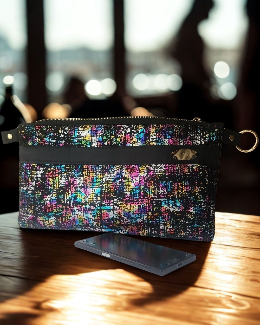Clutch Çanta: Prizma Siyah