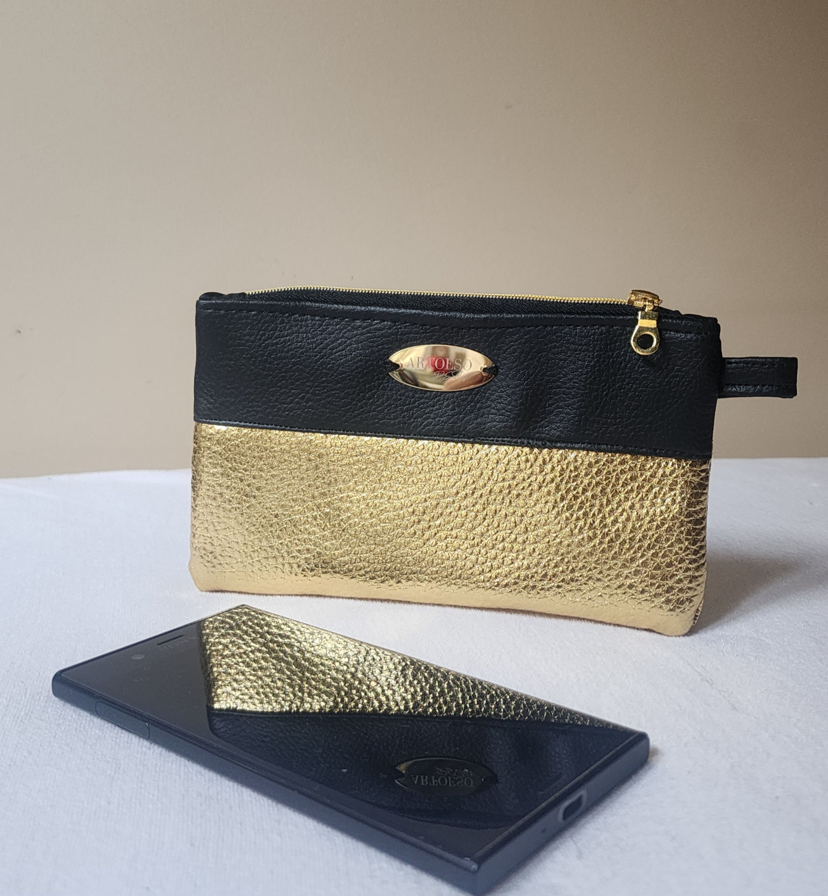 Minibag-GoldBlack - Küçük El Çantası