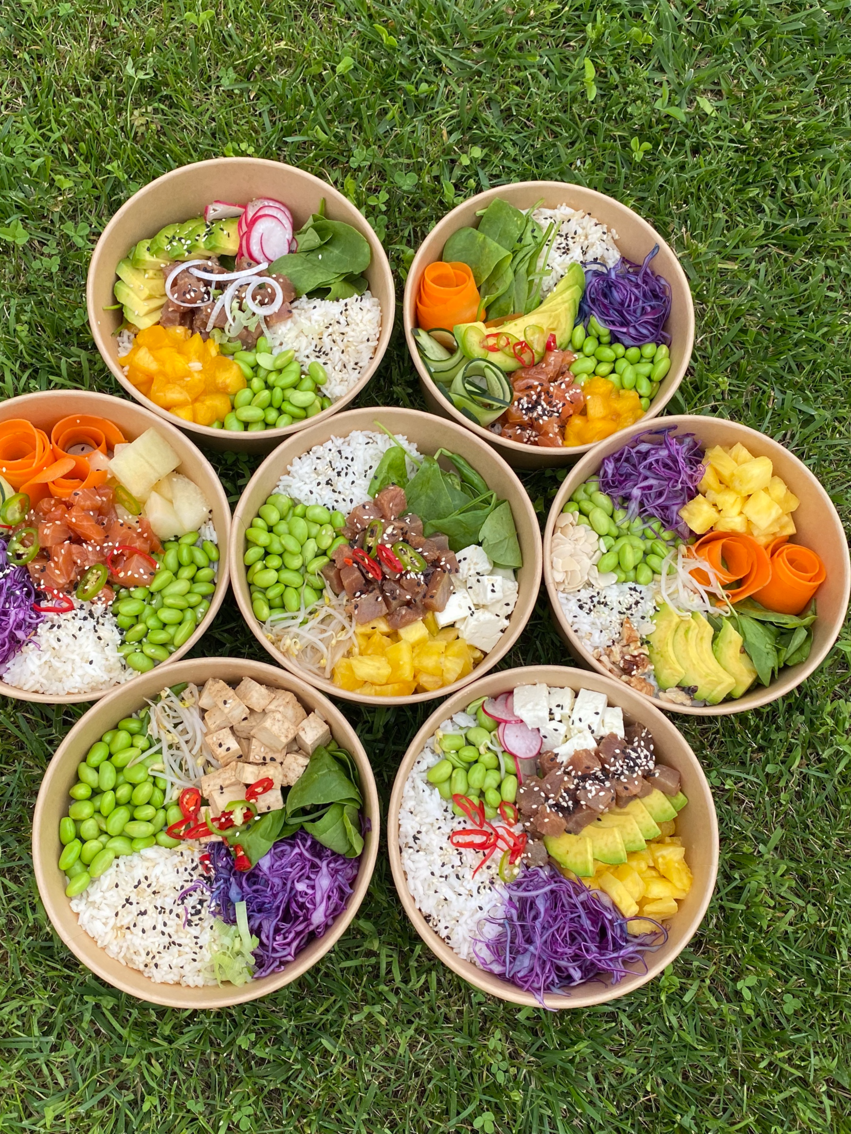 Arranged Food and Objects