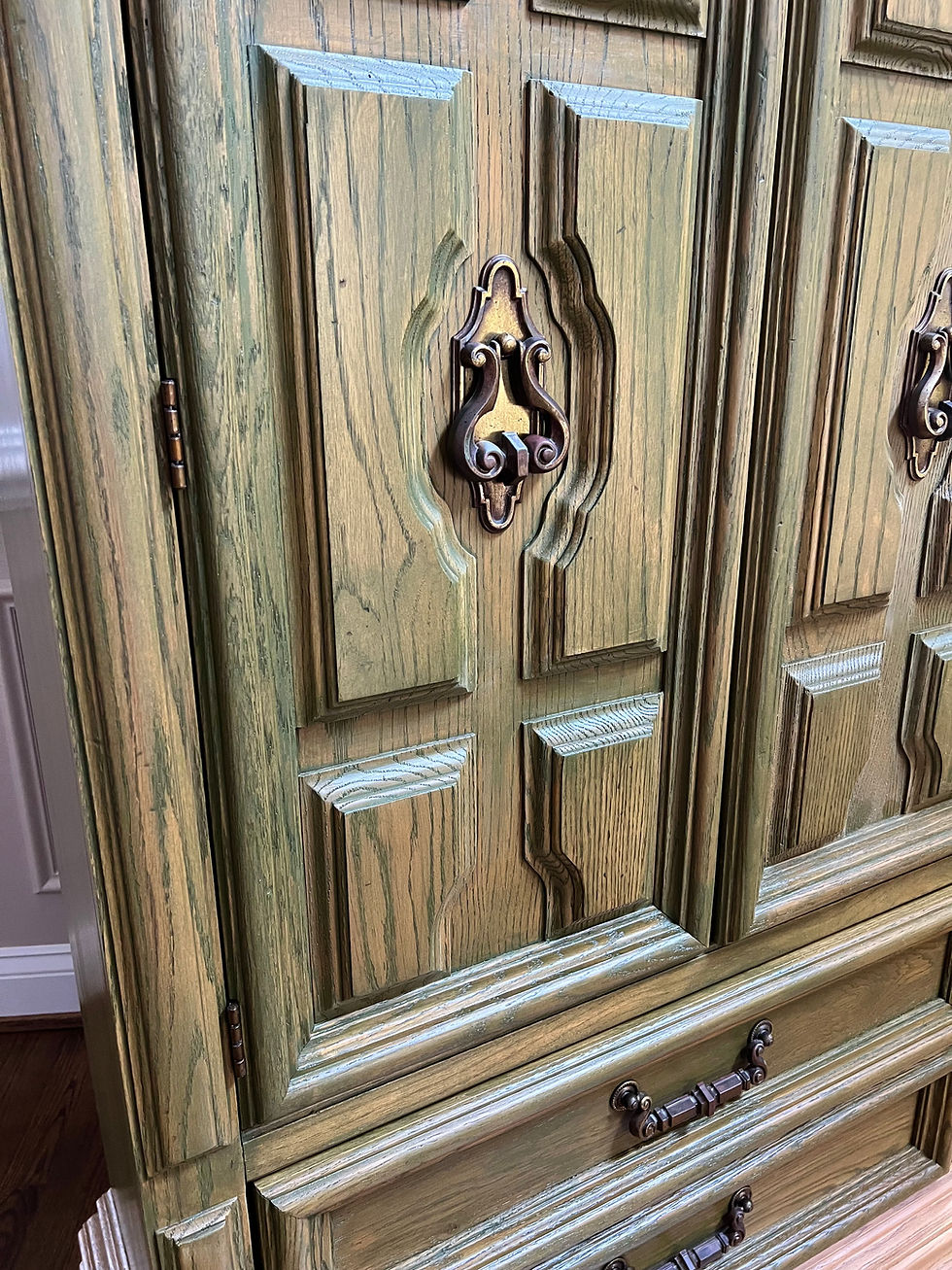 Thumbnail: Olive Oak Armoire