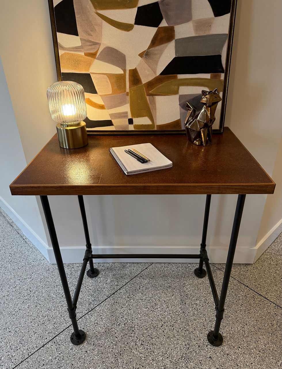 Cork Top & Metal Standing Desk