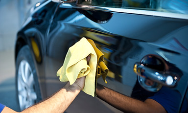 Polishing Car