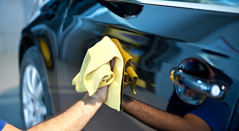 Polishing Car