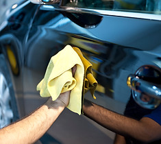 Polishing Car