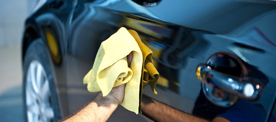 Hand Cleaning Car