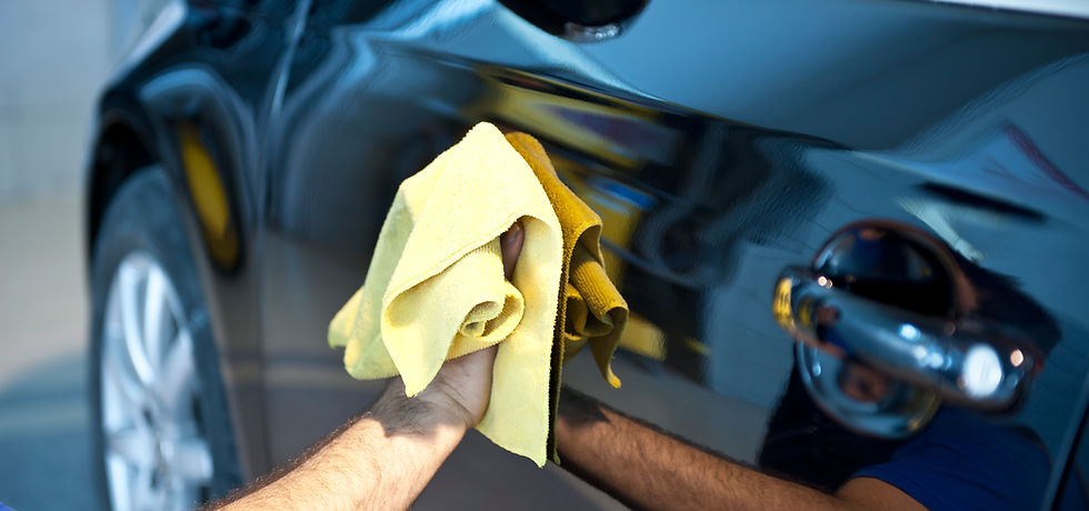 Polishing Car