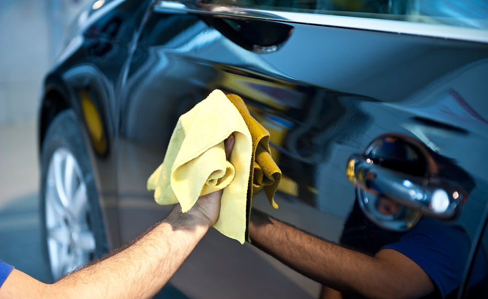 Polishing Car