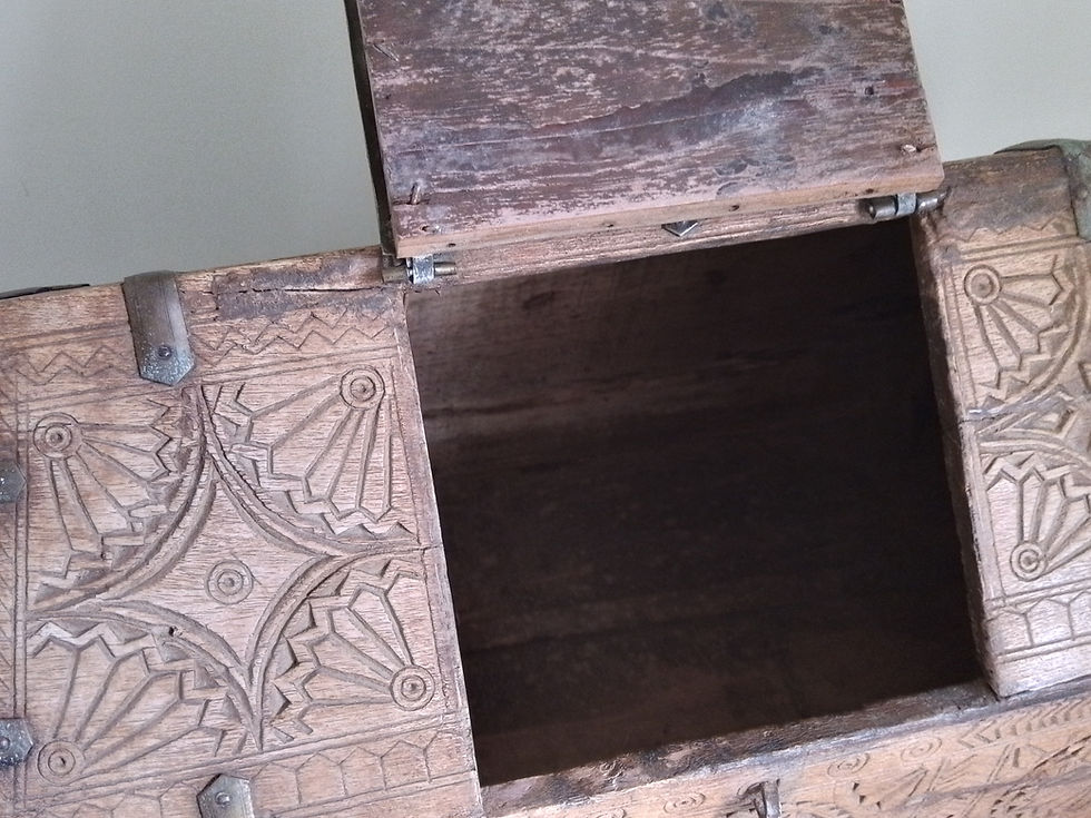 Thumbnail: Antique Indian Mughal Empire Dowry Chest