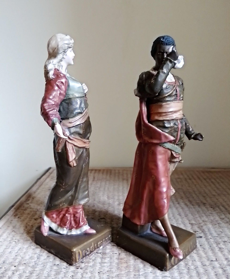 Thumbnail: Othello and Desdemona by Ernst Wahliss for Turn Wien