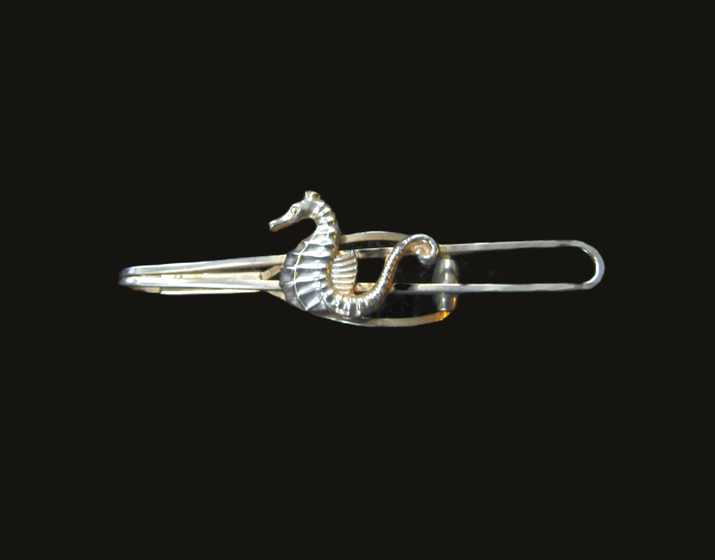 Vintage Stratton Seahorse Tie Clip