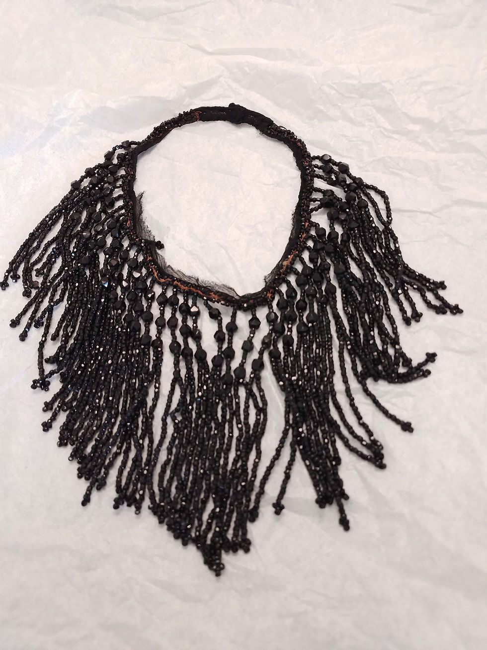 Thumbnail: Antique Whitby Jet Collar