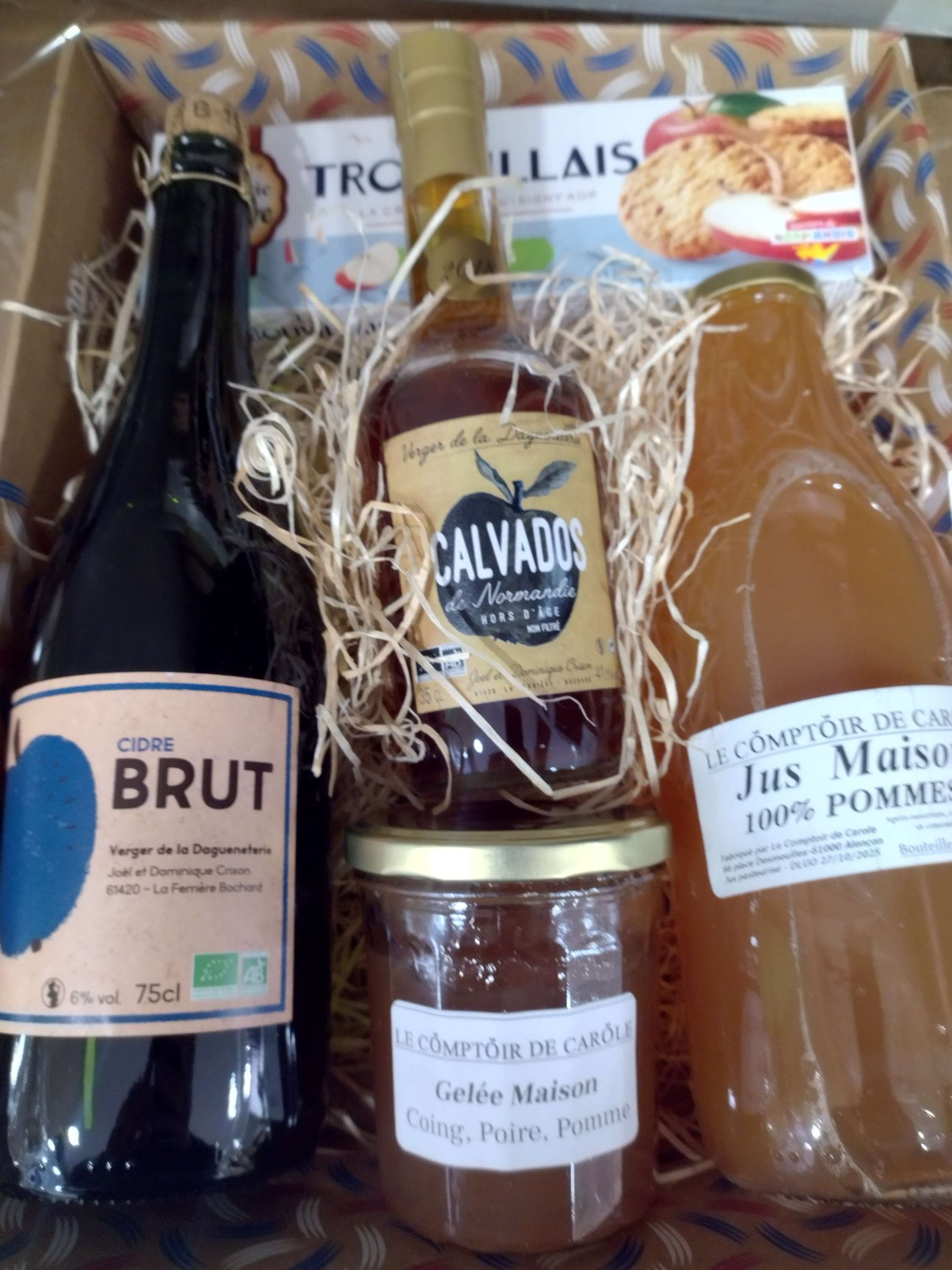 Corbeille 100% pomme Normande