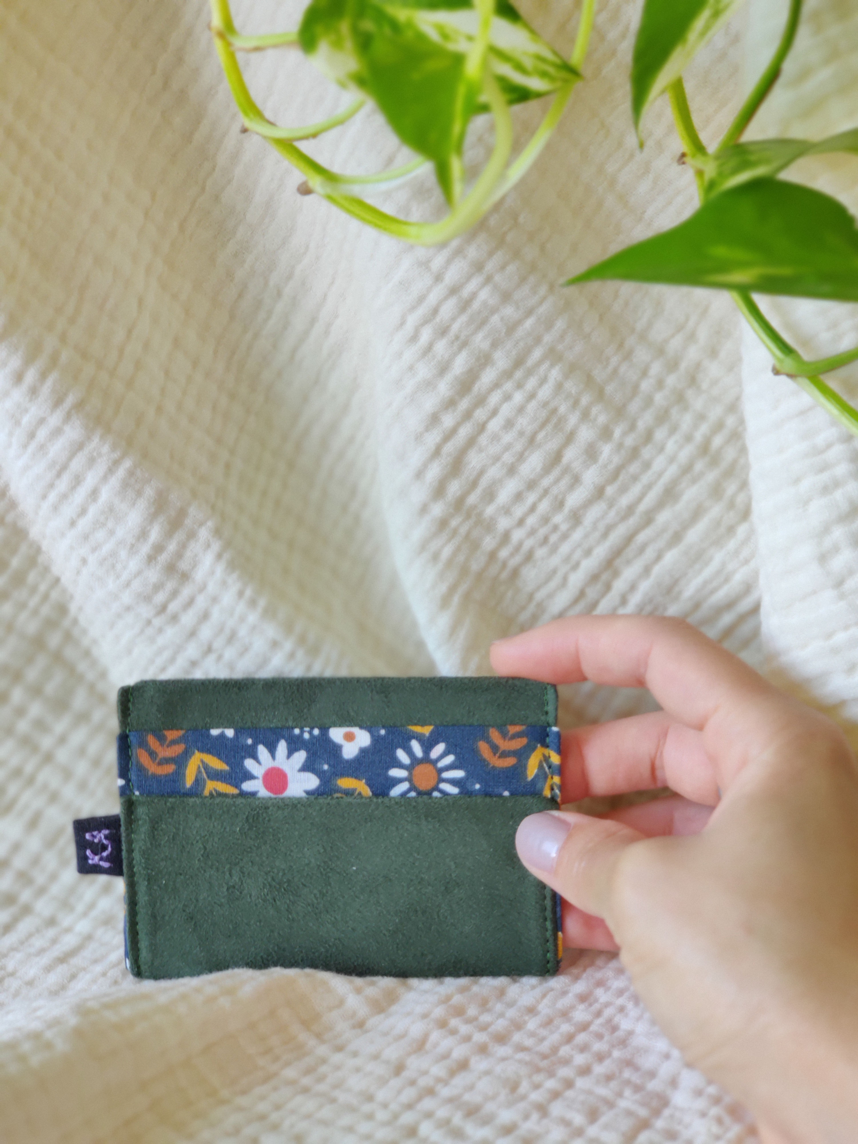 Porte 2 cartes - KArte Vert forêt