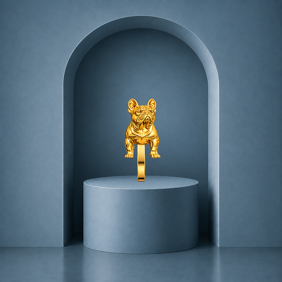 Thumbnail: THE STATEMENT RING      FRENCH BULLDOG I