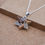 Thumbnail: Magen David Silver and Wood Pendant, Handmade Judaica Necklace with Olive Tree