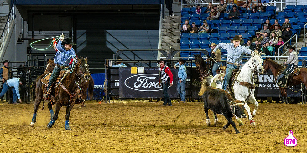 SW District Livestock & Rodeo calf roping competition