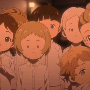 Children from "The Promised Neverland" 