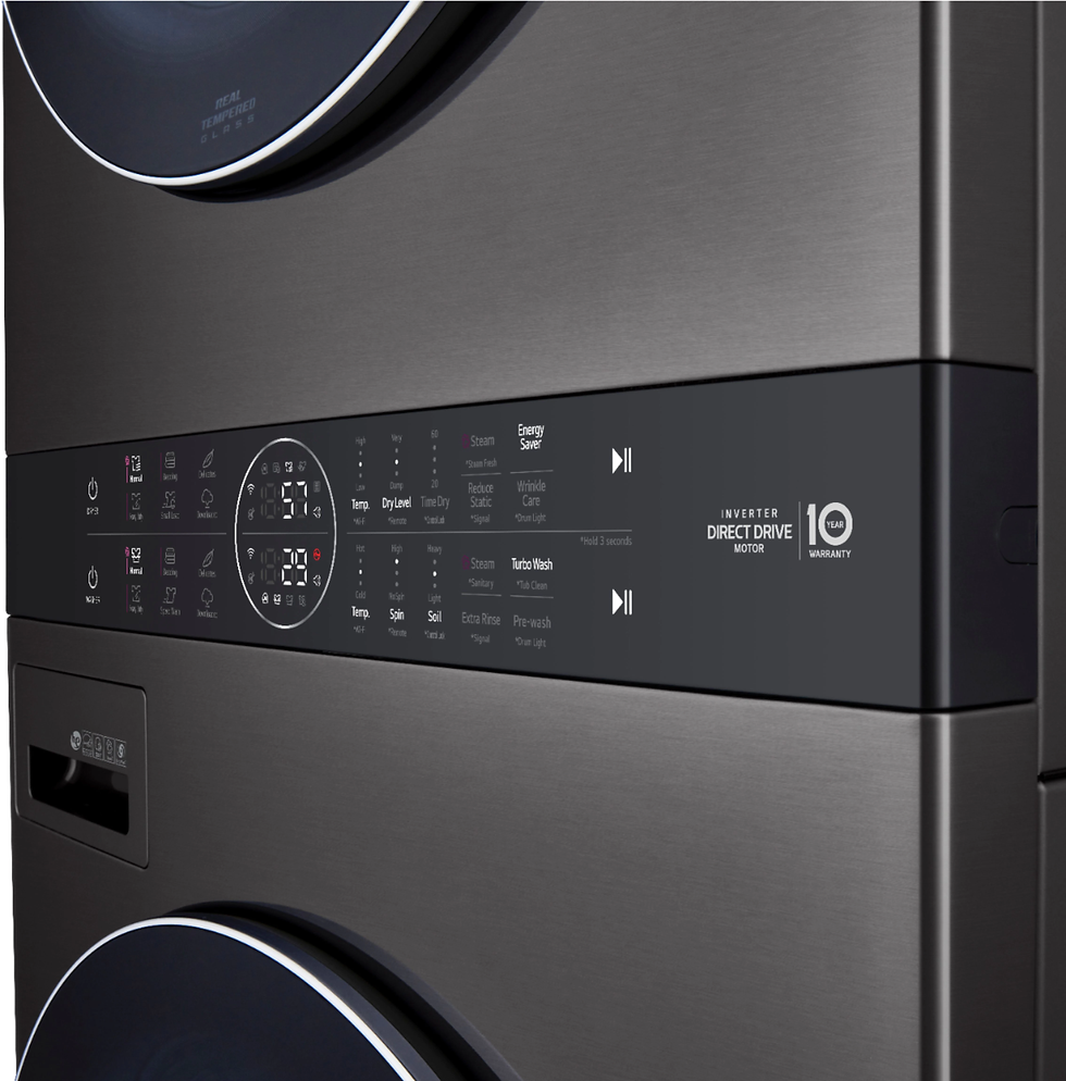 Thumbnail: LG GAS WashTower with Steam and Built-In Intelligence