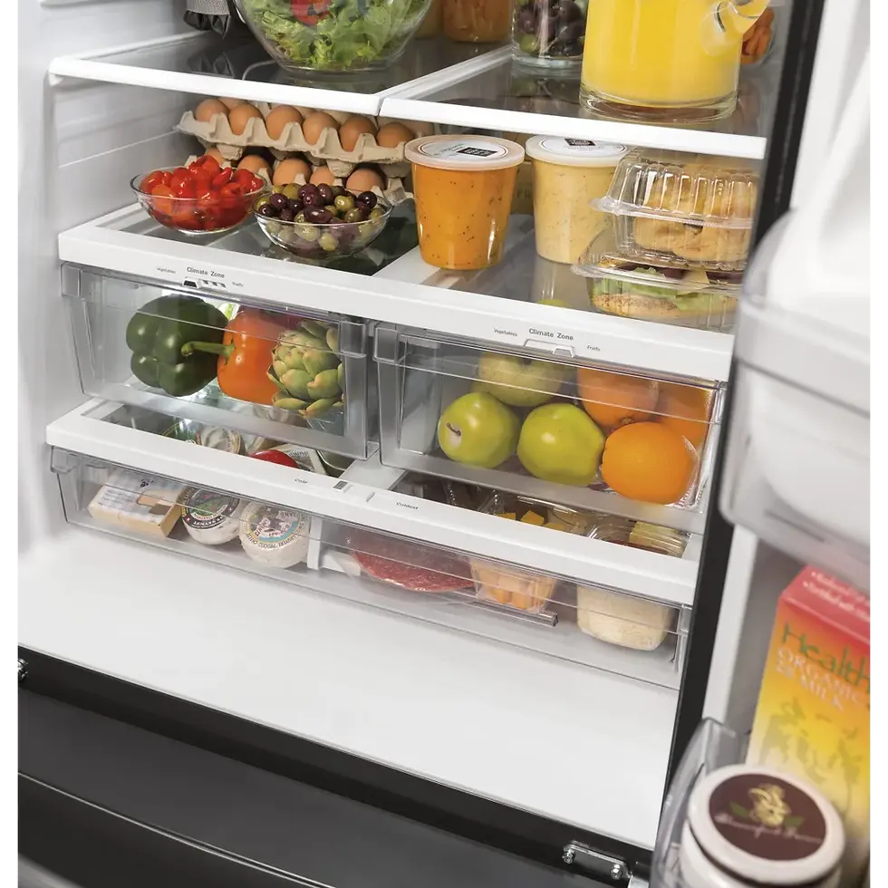 Thumbnail: GE  33 Inch French Door Refrigerator 25 cu. ft.