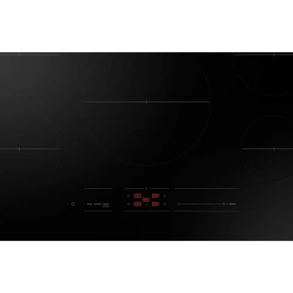 Thumbnail: Samsung 36 Inch Induction Cooktop with 5 Induction Burners