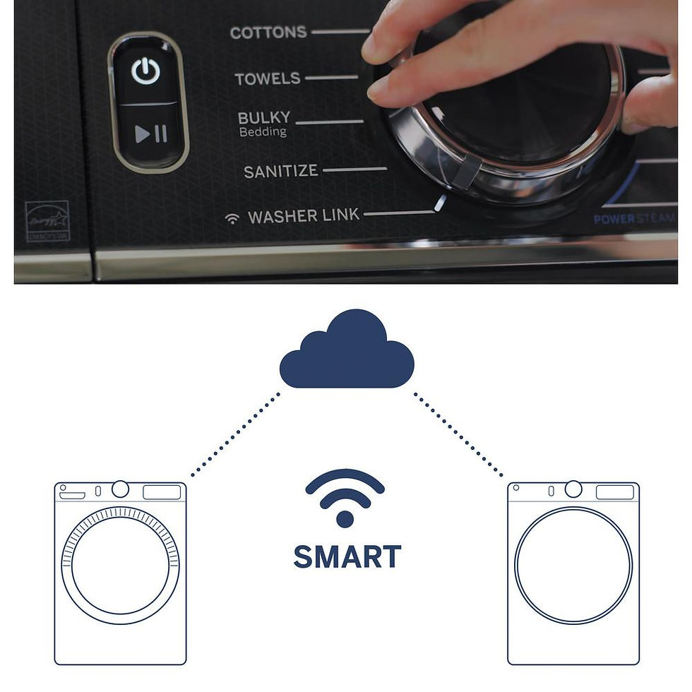 Thumbnail: GE Smart gas dryer 7.8 cu.ft