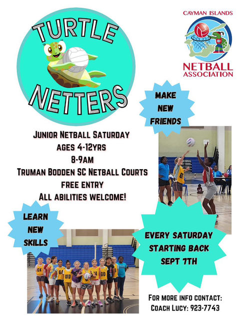 Cayman Netball Program Kids Youth