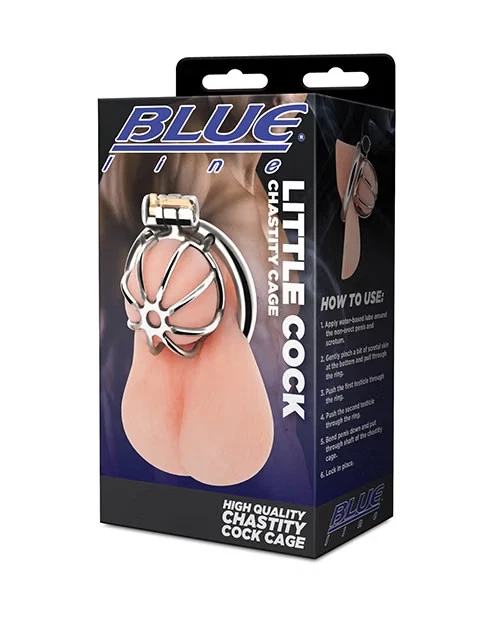 Blue Line Deluxe Chastity Cage