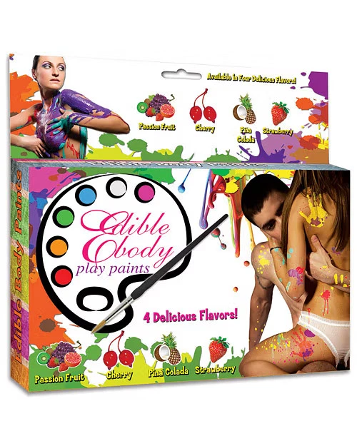 Edible body paint set