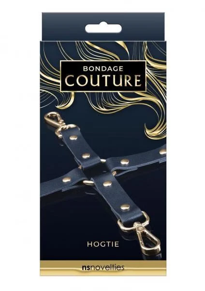 Bondage Couture - Blue Leather Hogtie Connector