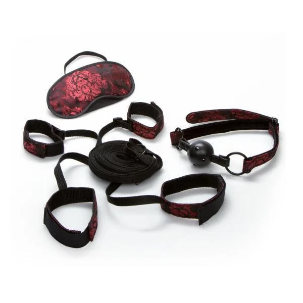 Scandal - Red & Black Restraint BDSM set