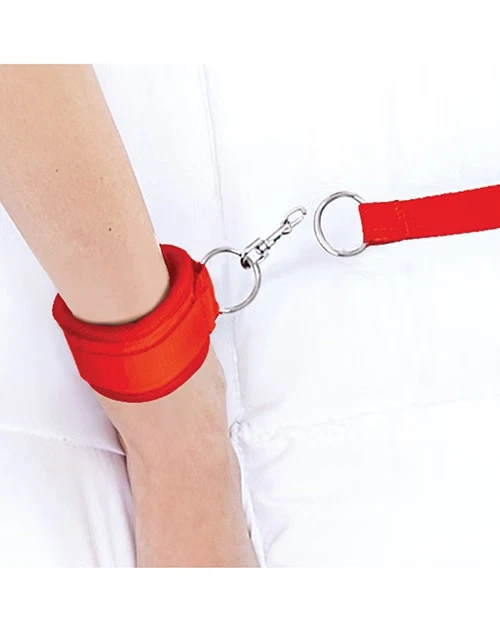 Red Under Mattress Bondage Set
