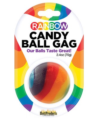Rainbow Candy Ball Gag - BDSM