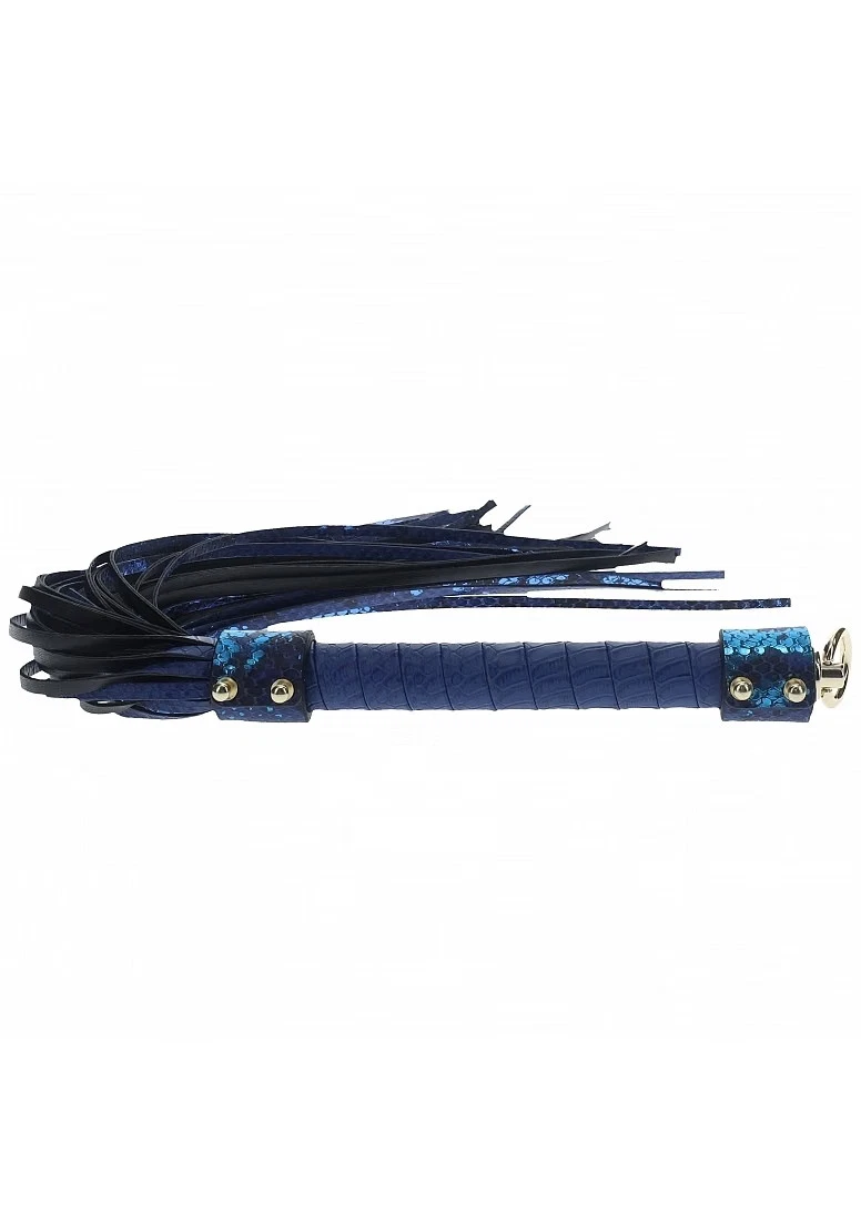 Leather Blue Flogger