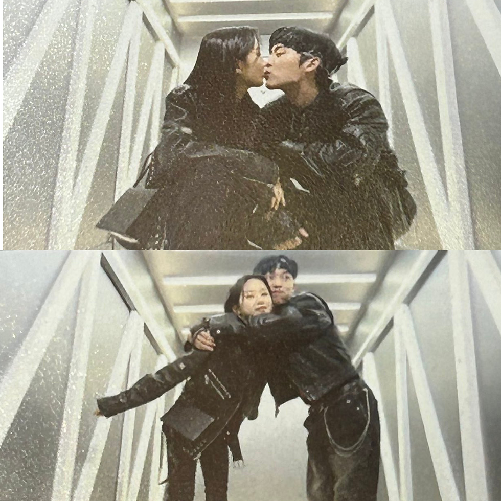 Choi Hyun-Wook and Moon Ga-Young's photos that went viral among fans. Source from X