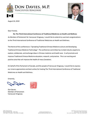 From MP Don Davies