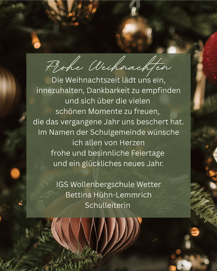 Weihnachtsgrüße