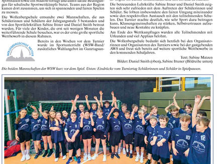 Fünftklässler im Völkerball-Fieber