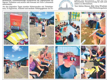 Suchtprävention im Jahrgang 7